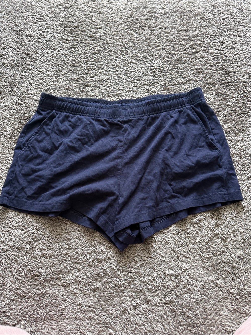 H&M Women's Navy Shorts - Comfortable Lounge Shorts